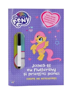 Coperta cărții My Little Pony. Joaca-te cu Fluttershy si prietenii ponei. Carte de activitati