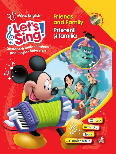 Coperta cărții Let`s Sing! Friends and Family/ Prietenii și familia