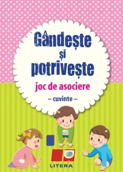 Coperta cărții Set cartoline. Gandeste si potriveste. Joc de asociere. Cuvinte