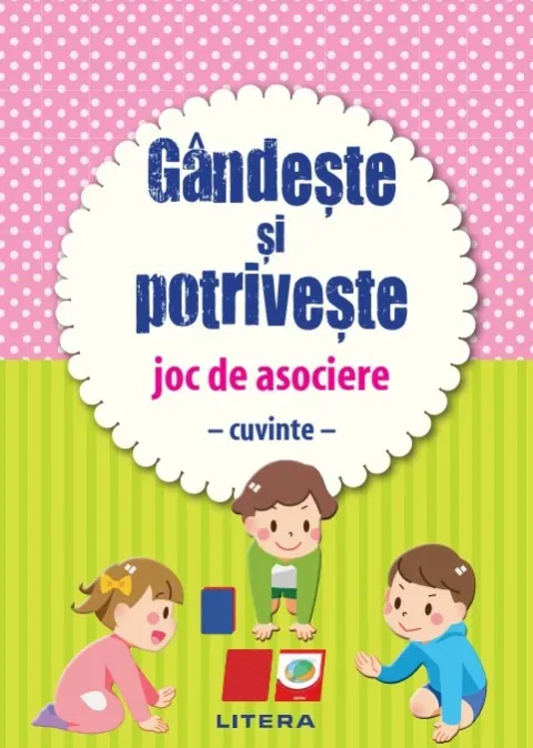 Coperta cărții Set cartoline. Gandeste si potriveste. Joc de asociere. Cuvinte