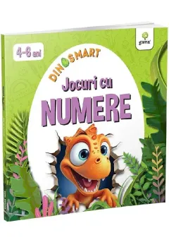 Coperta cărții Jocuri cu numere/DinoSMART