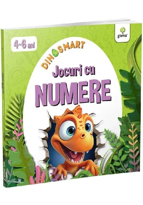 Coperta cărții Jocuri cu numere/DinoSMART