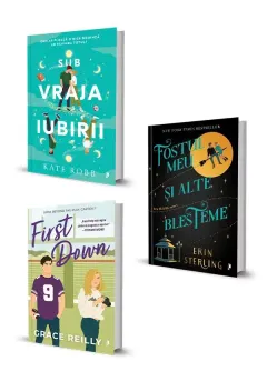 Coperta cărții Pachet Sub vraja iubirii + First Down + Fostul meu si alte blesteme. Set 3 carti