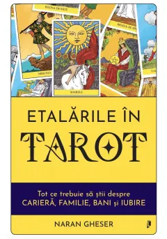 Coperta cărții Etalarile in Tarot. Tot ce trebuie sa stii despre cariera, familie, bani si iubire