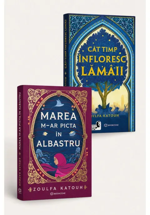 Coperta cărții Pachet Zoulfa Katouh. Cat timp infloresc lamaii + Marea m-ar picta in albastru