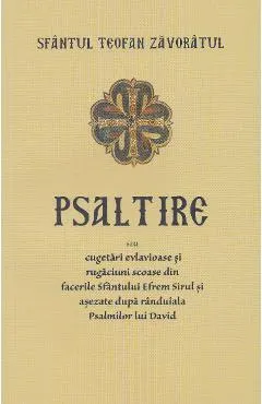 Coperta cărții Psaltire - Teofan Zavoratul
