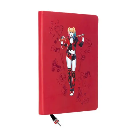 Coperta cărții DC: Harley Quinn Journal with Ribbon Charm