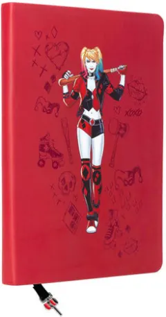 Coperta cărții DC: Harley Quinn Journal with Ribbon Charm