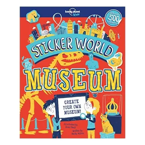 Coperta cărții Sticker World - Museum, Becky Wilson, Aviel Basil