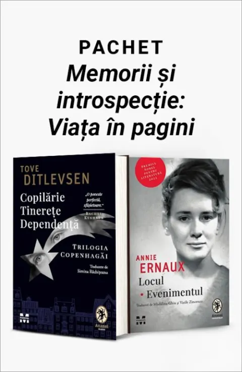 Coperta cărții Pachet Memorii și introspecție: Viața în pagini. Copilărie. Tinerețe. Dependență/Locul. Evenimentul - Tove Ditlevsen
