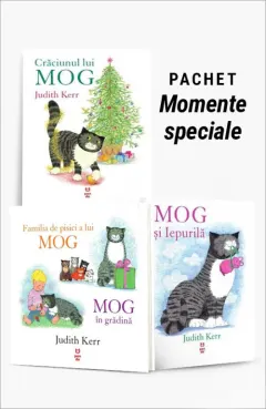 Coperta cărții Pachet Momente speciale. Crăciunul lui MOG/Familia de pisici a lui MOG/MOG și Iepurilă - Judith Kerr