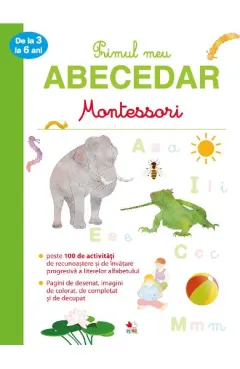 Coperta cărții Primul meu abecedar Montessori (de la 3 la 6 ani)