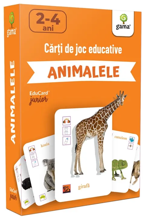 Coperta cărții Animalele - Carti de joc educative