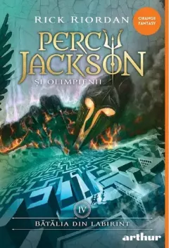 Coperta cărții Batalia din labirint (Percy Jackson si Olimpienii, vol. 4)