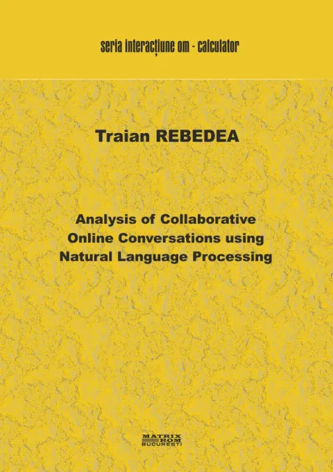 Coperta cărții Analysis of Collaborative Online Conversations using Natural Language Processing