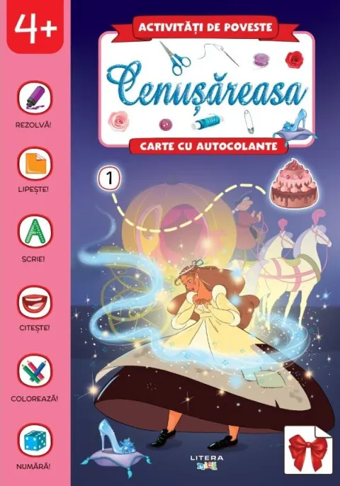 Coperta cărții Activitati de poveste. Cenusareasa