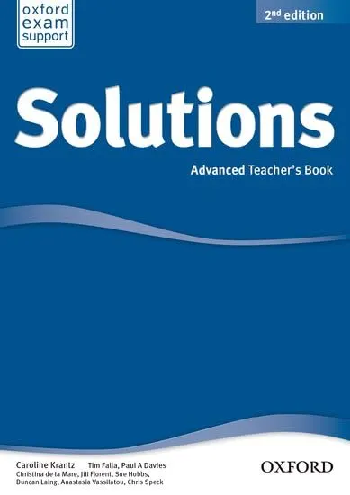 Coperta cărții Solutions: Advanced: Teacher's Book-REDUCERE 60%