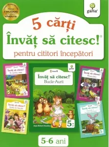 Coperta cărții Pachet Invat sa citesc! Nivelul 0. 5 carti interactive pentru cititorii incepatori IV
