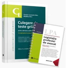 Coperta cărții Pachet Organizarea si exercitarea profesiei de avocat: 1. Legislatia profesiei de avocat; 2. Culegere de teste grila OEPA pentru admitere si definitivat in avocatura