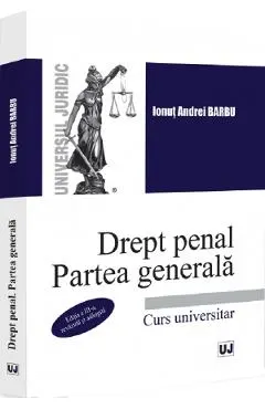 Coperta cărții Drept penal. Partea generala Ed.3