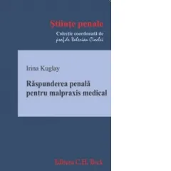 Coperta cărții Raspunderea penala pentru malpraxis medical