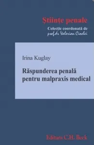Coperta cărții Raspunderea penala pentru malpraxis medical
