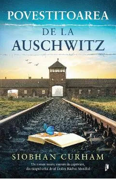 Coperta cărții Povestitoarea de la Auschwitz