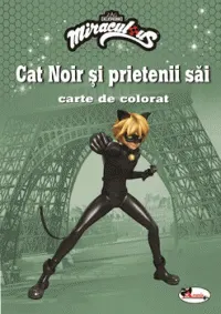 Coperta cărții Cat Noir și prietenii săi. Carte de colorat