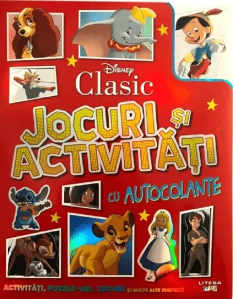 Coperta cărții Jocuri si activitati cu autocolante