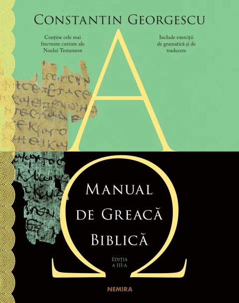 Coperta cărții Manual de greacă biblică