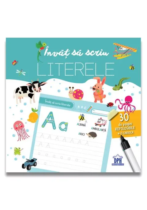 Coperta cărții Invat sa scriu literele |