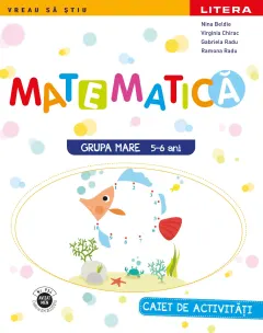 Coperta cărții Matematica. Caiet de activitati. Grupa mare 5-6 ani