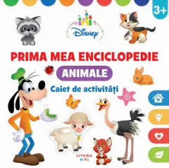 Coperta cărții Disney. Prima mea enciclopedie. Animale. Caiet de activitati 3 ani