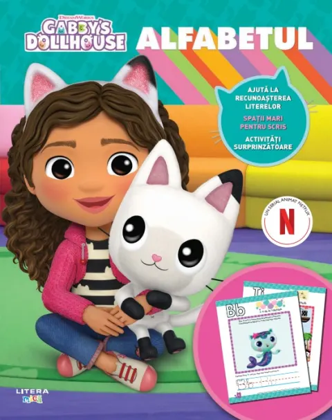 Coperta cărții Gabby's Dollhouse. Alfabetul