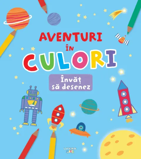 Coperta cărții Aventuri in culori. Invat sa desenez