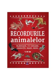 Coperta cărții Recordurile animalelor