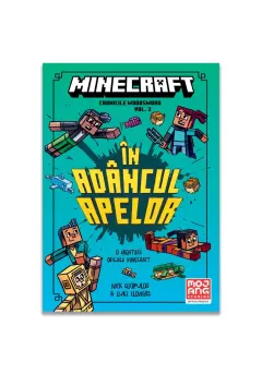Coperta cărții Minecraft. Cronicile Woodsword. În adâncul apelor (Vol. 3)