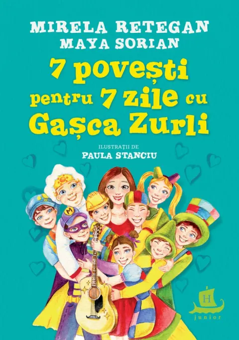 Coperta cărții 7 povești pentru 7 zile cu Gașca Zurli