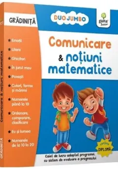 Coperta cărții Comunicare si notiuni matematice gradinita