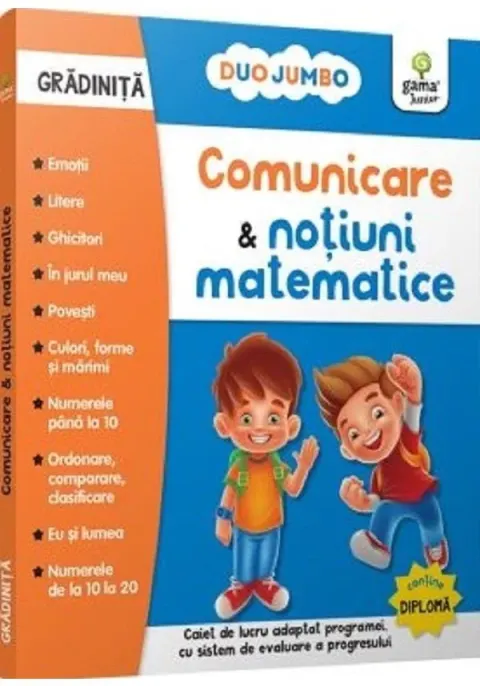 Coperta cărții Comunicare si notiuni matematice gradinita