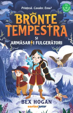 Coperta cărții Bronte Tempestra și armăsarii fulgerători (primul volum din seria Bronte Tempestra)