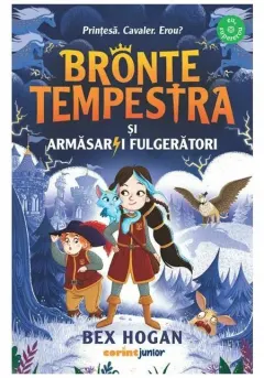 Coperta cărții Bronte Tempestra si armasarii fulgeratori (primul volum din seria Bronte Tempestra)