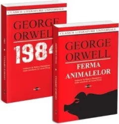 Coperta cărții Pachet George Orwell (2 carti): 1. 1984; 2. Ferma animalelor