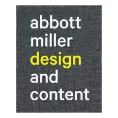 Coperta cărții Abbott Miller: Design and Content