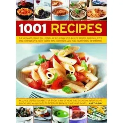 Coperta cărții 1001 Recipes