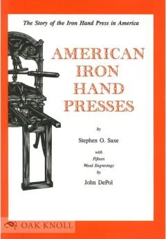 Coperta cărții American Iron Hand Presses