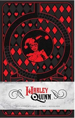 Coperta cărții Harley Quinn Hardcover Ruled Journal