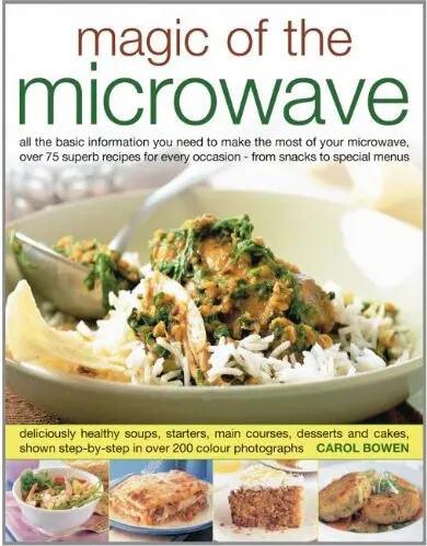 Coperta cărții Magic of the microwave, Carol Bowen