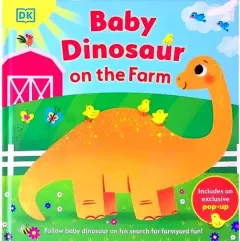 Coperta cărții Baby dinosaur on farm