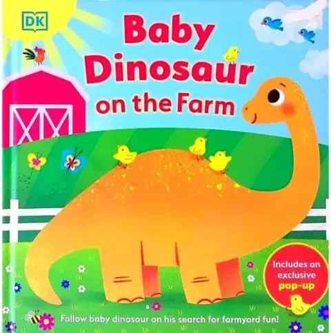 Coperta cărții Baby dinosaur on farm